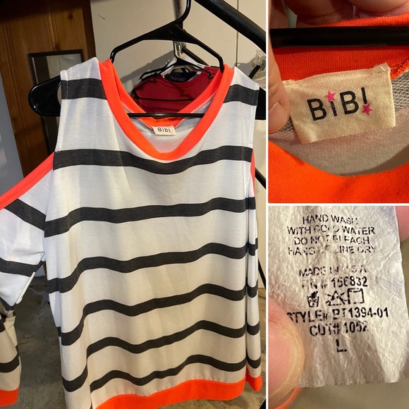 BiBi cold shoulder sweater, size L - Picture 1 of 1